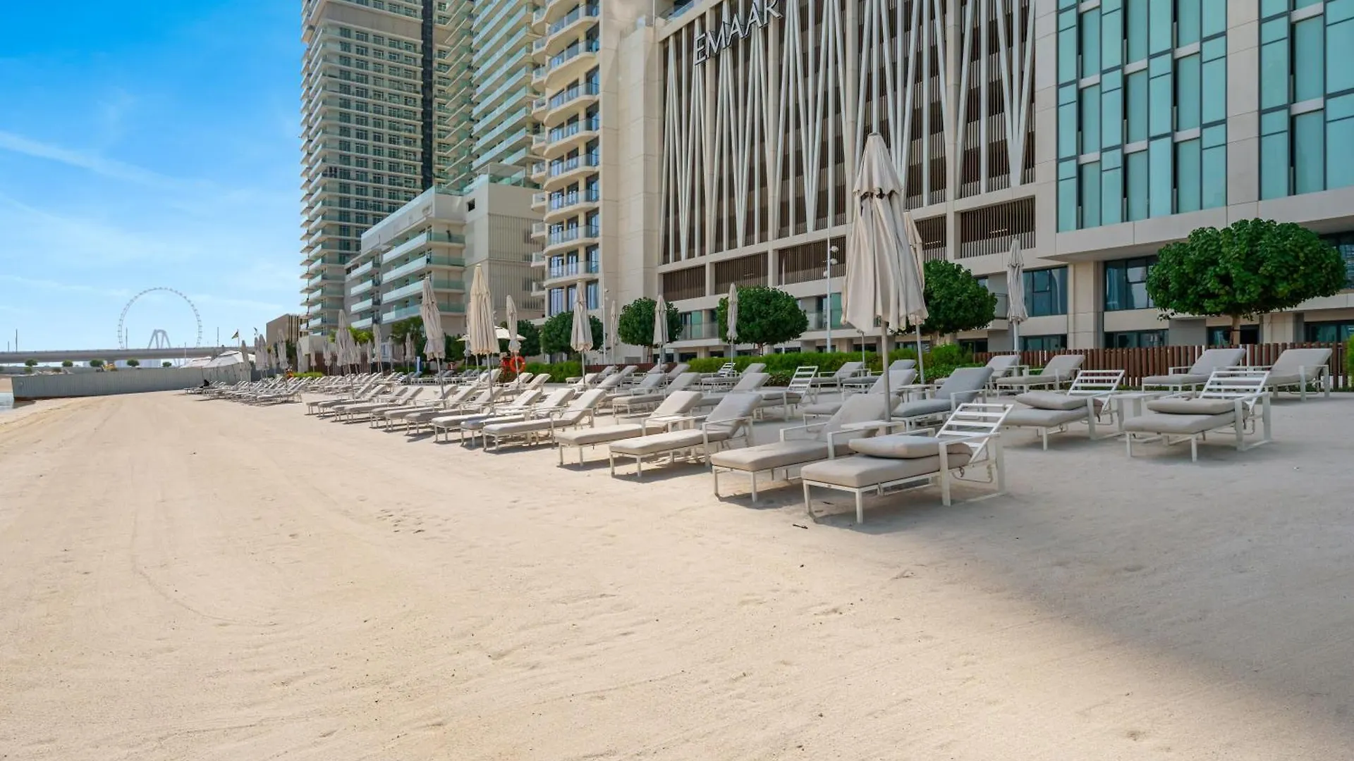 Apartment Sleek And Spacious 1 Bedroom With Private Beach Infinity Pool In Dubai Harbour